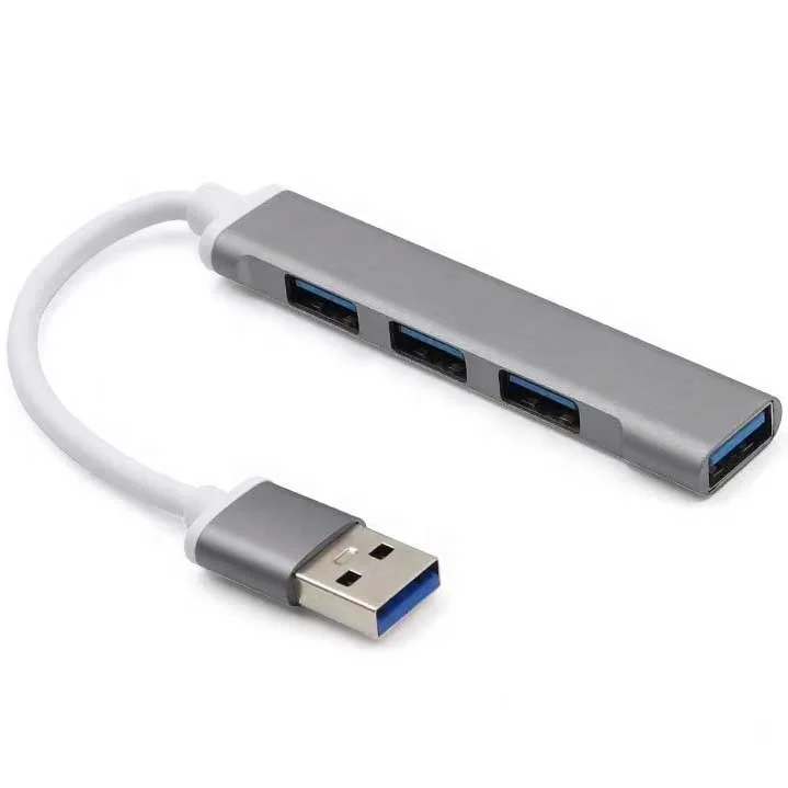 USB3.0 4 Ports Usb Adapter for mouse keyboard flash driver Aluminum Usb3.0 4-In-1 Usb Hub5Gbps Usb 3.0 2.0 Adapter hub
