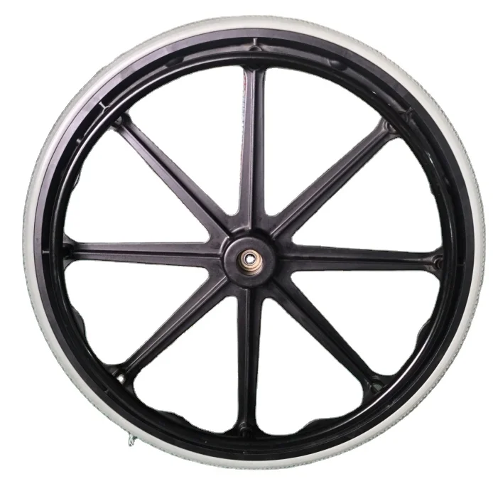 wheelchair equipmentwheels wheelchair accessories  spare parts  rueda de goma de silla de ruedas ruedas