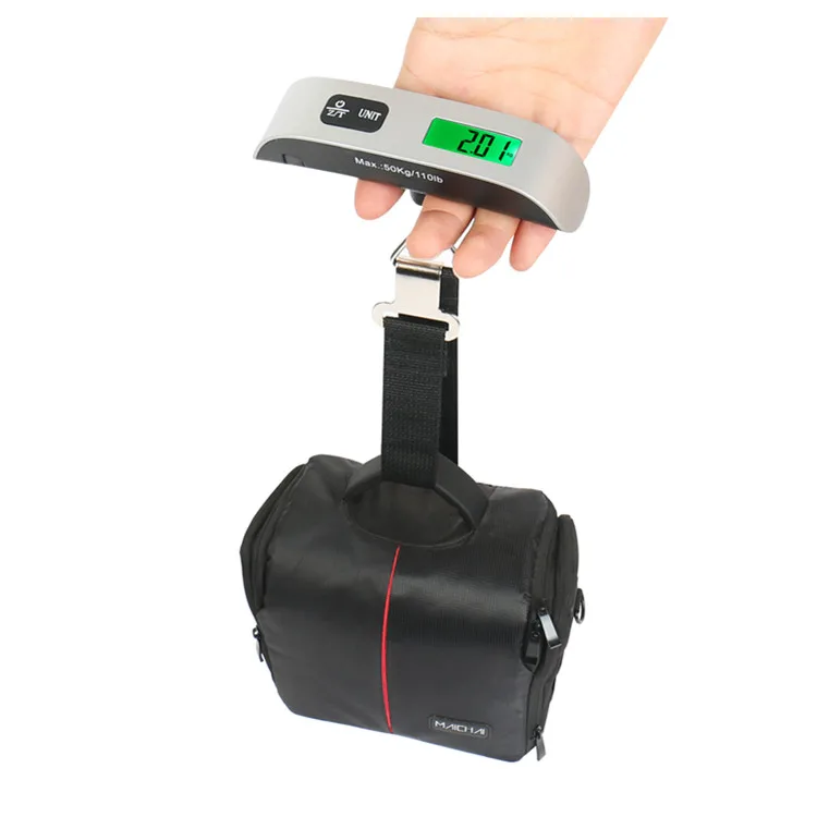 Automatical Mini Portable Handheld LCD Display Luggage Scale Custom Logo Wholesale Hanging Scale for Travel