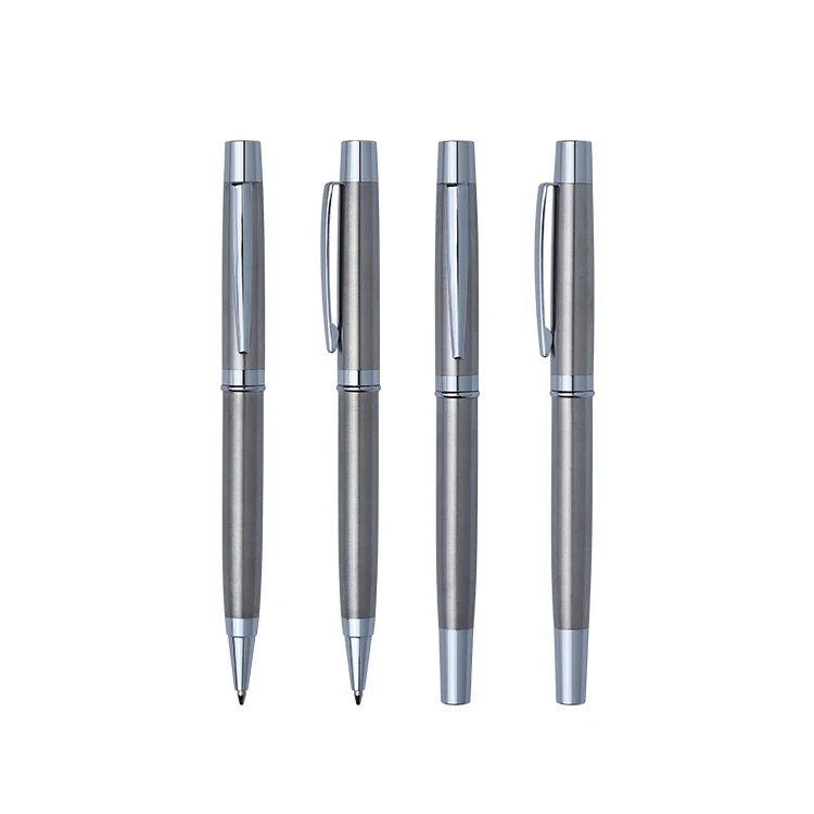 2020 Full Metal Roller Ball Pen Refill Gold Clip Black/ Sliver/ Matte Rollerball Pen