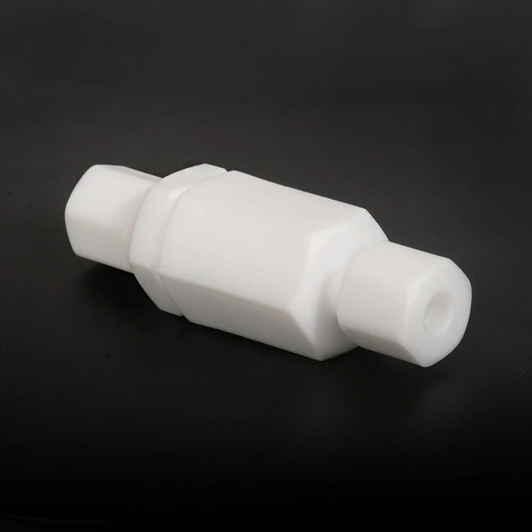 Одиночный наконечник PTFE 1/8-1 1/2 дюйма обратный клапан для соединения труб невозвратный