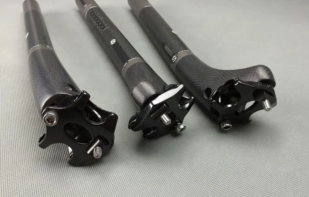 New Full Carbon Fibre Bicycle Seatpost mountain road bike seatpost 3K matte Bike Seat Post 27.2/30.8/31.6*350mm