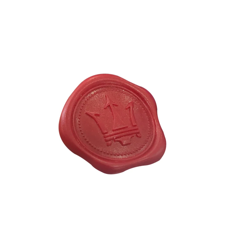 Custom Designed Self-Adhesive Private Label Wine Beer Juice Tea Private Wax Seal Stickers
