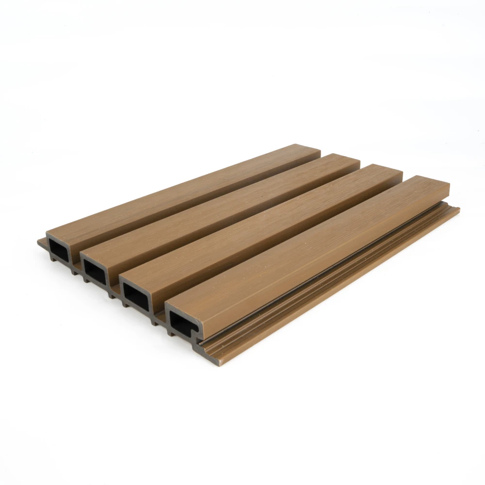 Wholesale Price WPC Exterior Wall Cladding Plastic Wood Composite Extrusion Grooved Siding Wall Panel