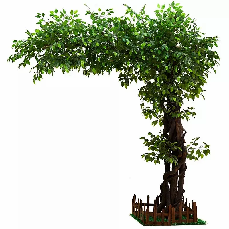 Cheap Big Artificial Ficus Tree/ Bonsai Ficus Microcarpa/Artificial Banyan Trees
