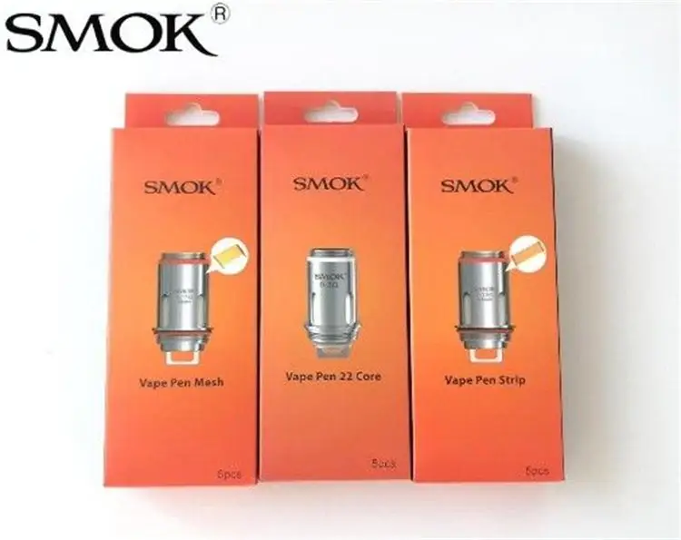
100% Original SMOK Vape Pen 22 Replacement Coil 0.3ohm Strip Mesh Coil 0.15ohm 
