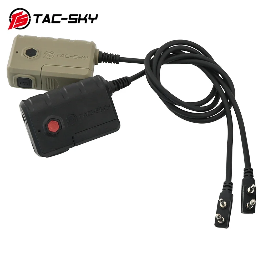 TS TAC-SKY Тактический PTT-адаптер с Bluetooth, совместим с вилкой kenwood, рации для COMTAC SORIDN, гарнитура для стрельбы
