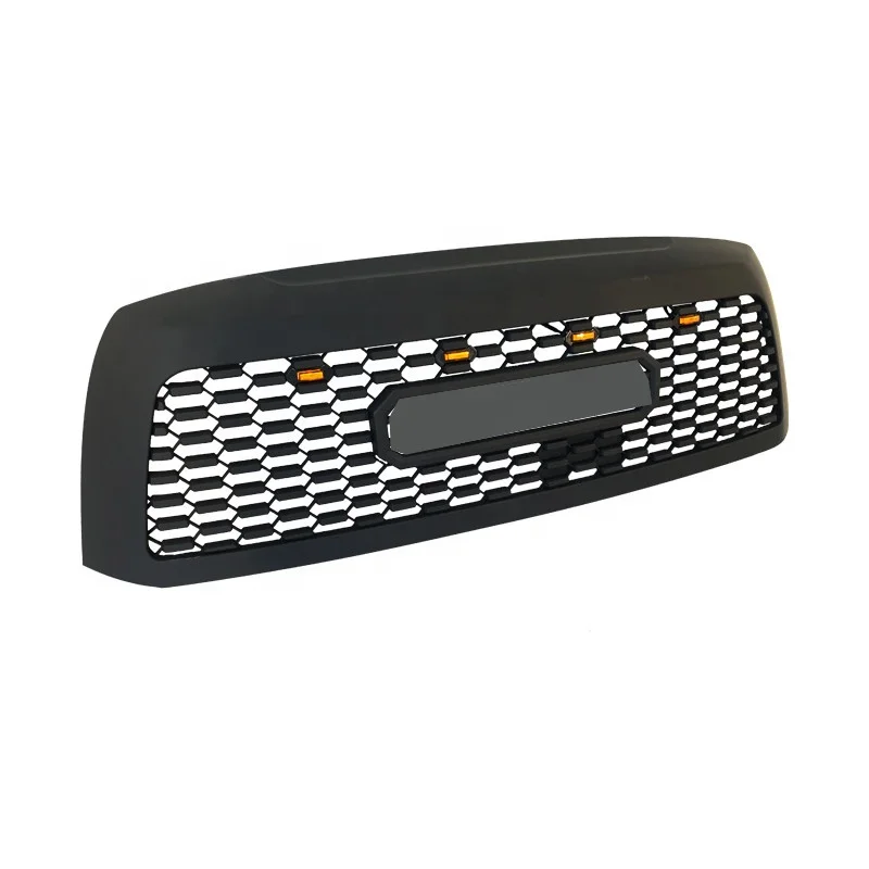 4x4 SUV Car Accessories Led Lights Auto Front Bumper Grill Grille Fit for Toyota Sequoia TRD 2010-2018 ABS
