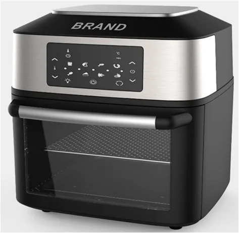 
Air Fryer Oven - Air fryer/Rotiserie/Dehydrator/Oven, 8 in 1 cooking features, steel inner cabinet food safety 