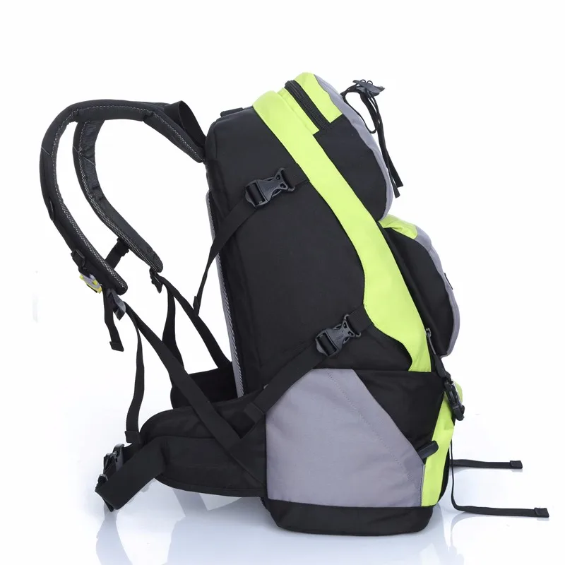 backpack manufacturer wholesale outdoor hiking bags waterproof wear-resistant sports travel backpack with shoes compartment