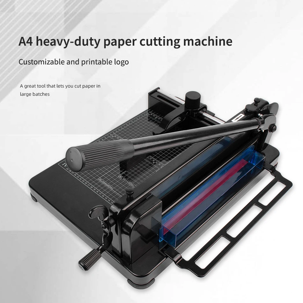 ZEQUAN 858 Manual Paper Cutting A4 Photo heavy duty paper cutter guillotine paper trimmer for Office Desktop Thick cutter