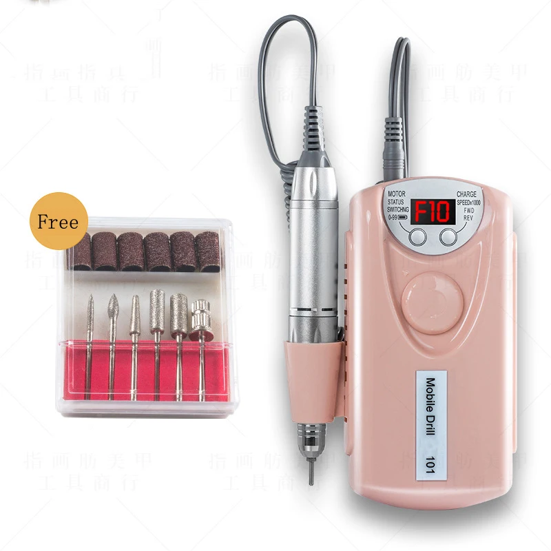 20W Electric Nail Drill Machine 30000 RPM E Files with Drill Bits Sanding Bands