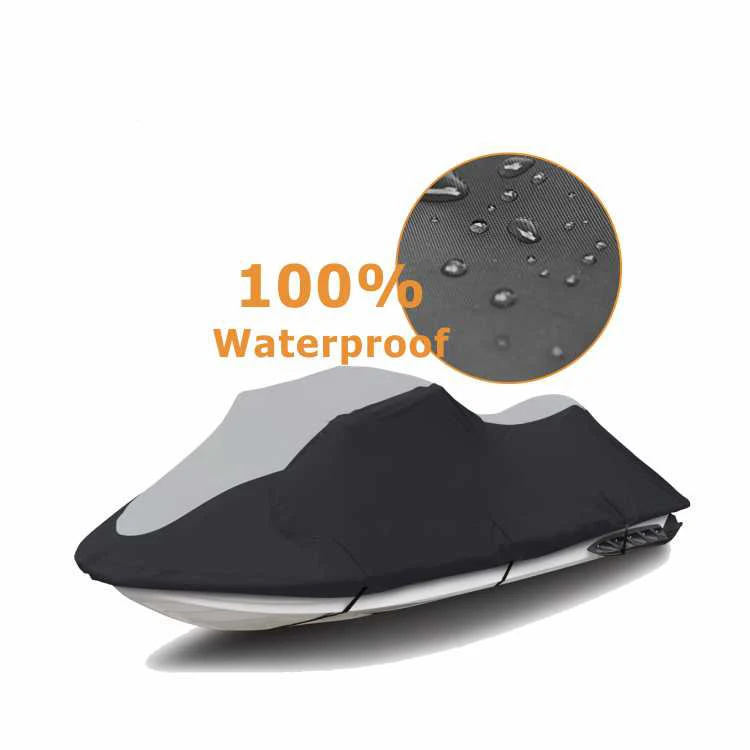 HOMFUL Breathable Watercraft Waverunner Jetski Cover Jet Ski Pwc Boat Cover Waterproof Boat Cover