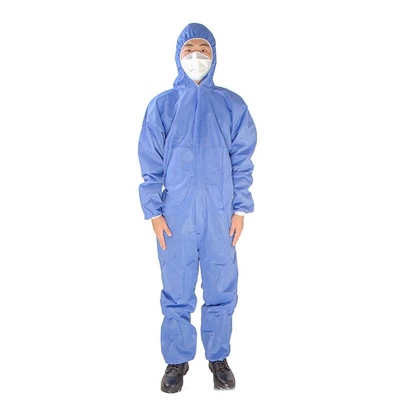 Guardwear Waterproof SMS Polypropylene Nonwoven Disposable Industrial Cleaning Protective Workwear PPE Coveralls Overall