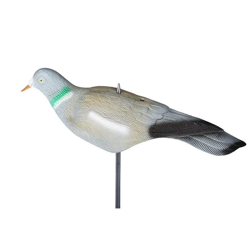 
Hot Sale Hunting Plastic Half Shell Pigeon Decoy With Built Stake Garden And Home Decoration Plastic Simulation Pigeon 