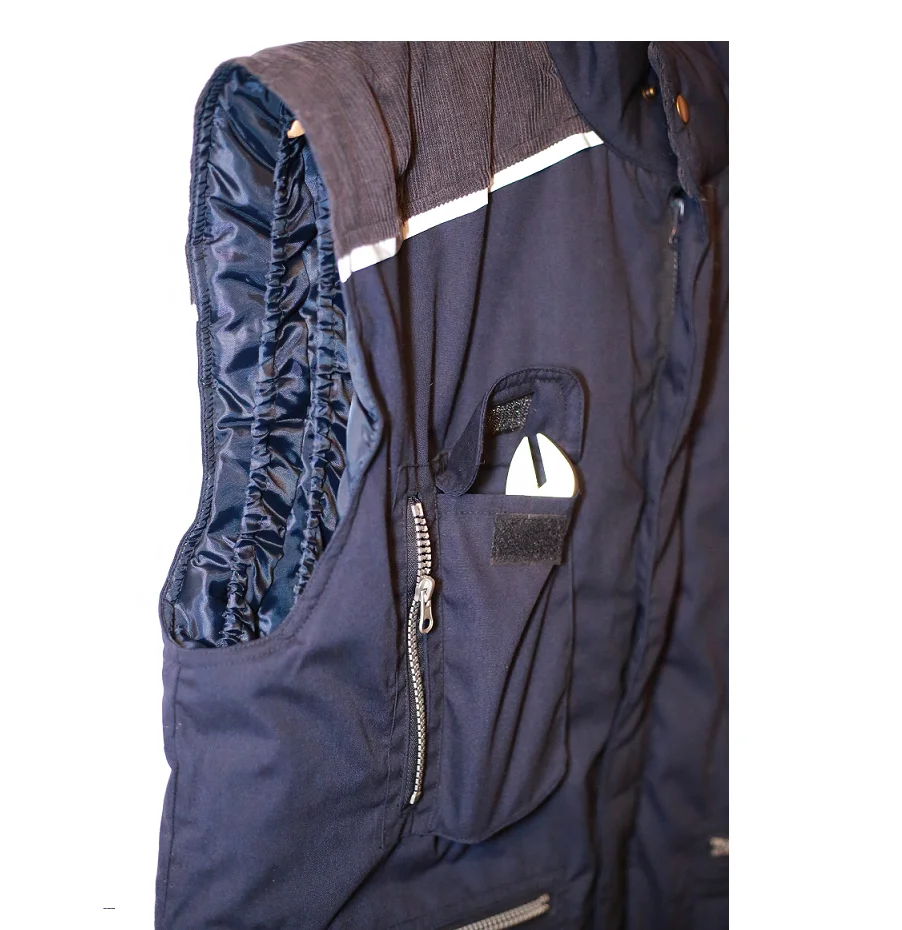 Reflective tape padded quilted working vest HI VIS Trucker body warm waistcoat Outdoor High visible Hunting Fishing