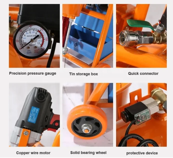 Construction machines concrete mixer with pump machine mortar spray machines