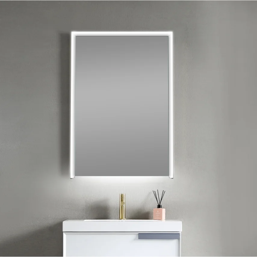 High-end Aluminum Body LED Illuminated Bathroom Mirror Medicine Cabinet with USB port