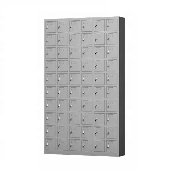 60 mini box compartment metal cell phone wall charging locker factory workers steel cell phone lockers with keys schools office