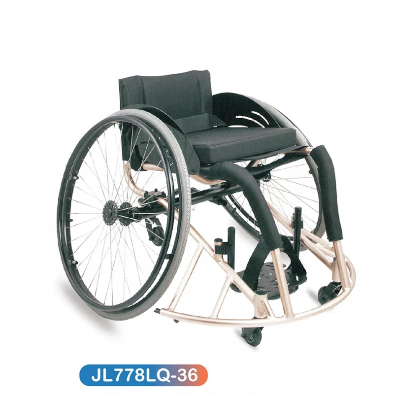 Aluminum Lightweight Rugby Wheelchair Backrest Leisure Sport Wheelchair For Disabled