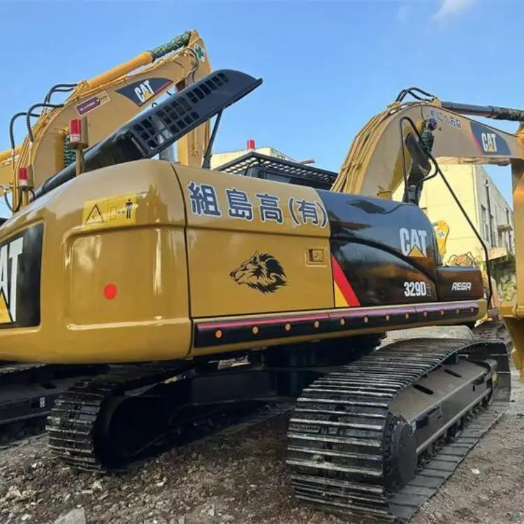 Оригинальная строительная машина экскаватор 329d 29ton второй подержанный 329 купить гусеничный