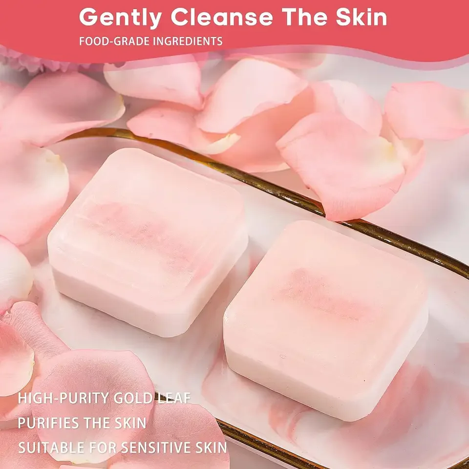 Wholesale Birthday gift baskets for women personalized handmade pink Rose Bath spa gift set 2023 New stock bridesmaid gift