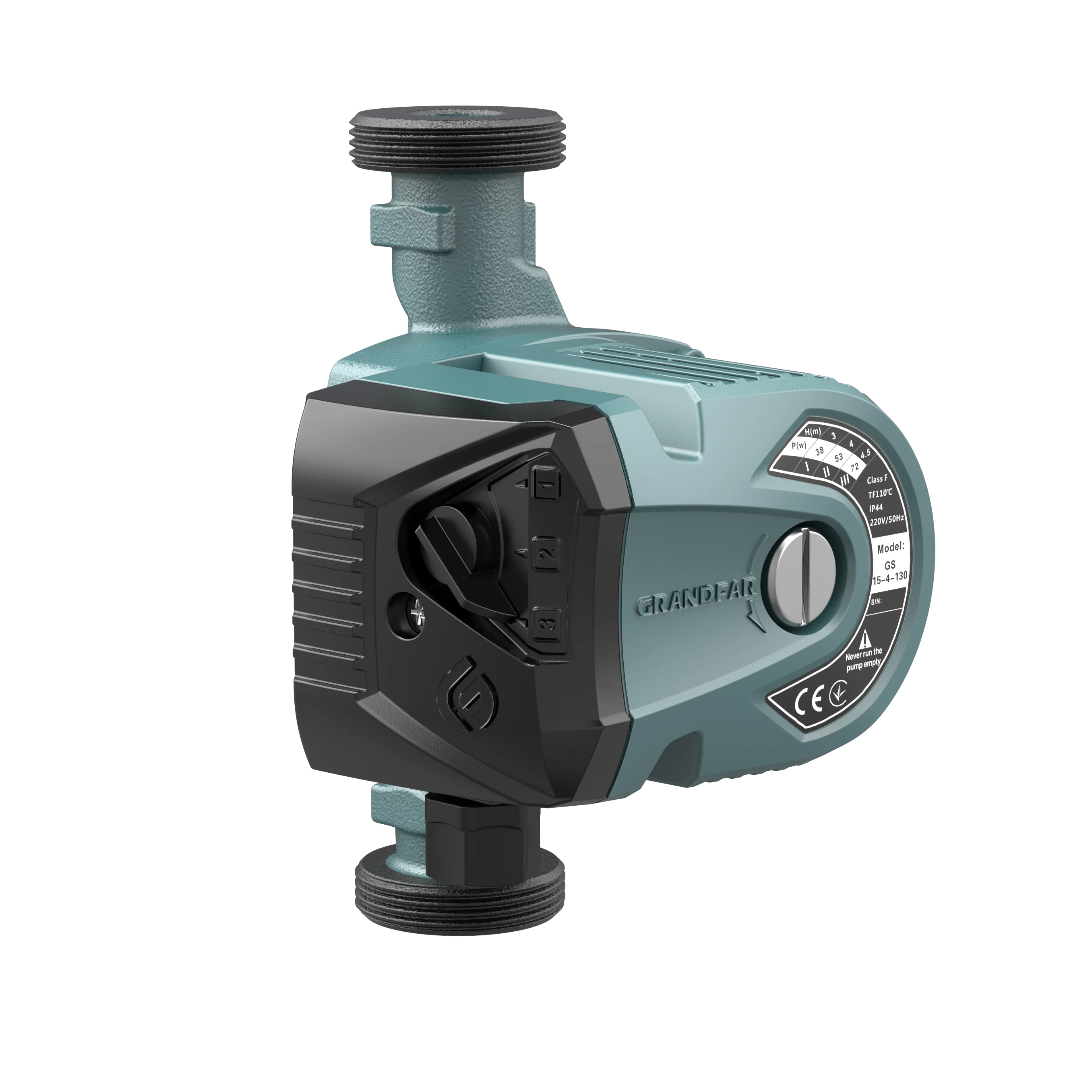 GRANDFAR GS 38W-270W Series Circulation Pump Suitable Hot water  Speed Adjustment Circulation Pump