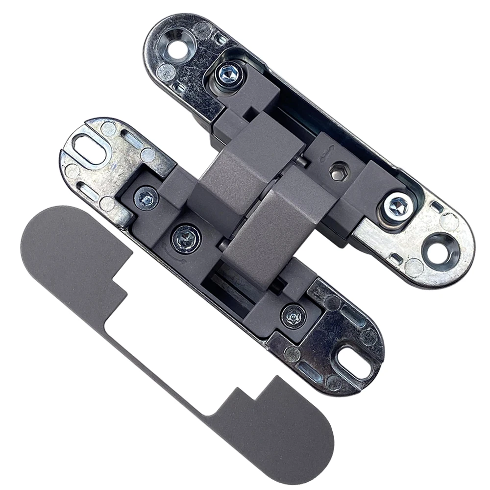 Modern 3D Invisible Hydraulic Hinge Bearing Factory Automatic 40kg Capacity Door Close Aluminum Zinc Cushioning Conceal Hotels