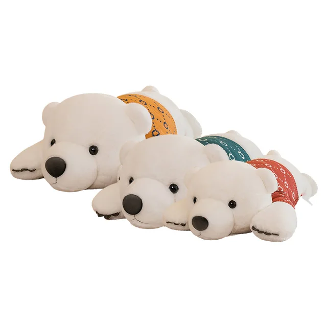 Lying Down Bear Plush Pillow Sofa Home Dolls Gift for Kids Stuffed Animal Teddy Bear Plush Toys Pillow Hot Selling Cute