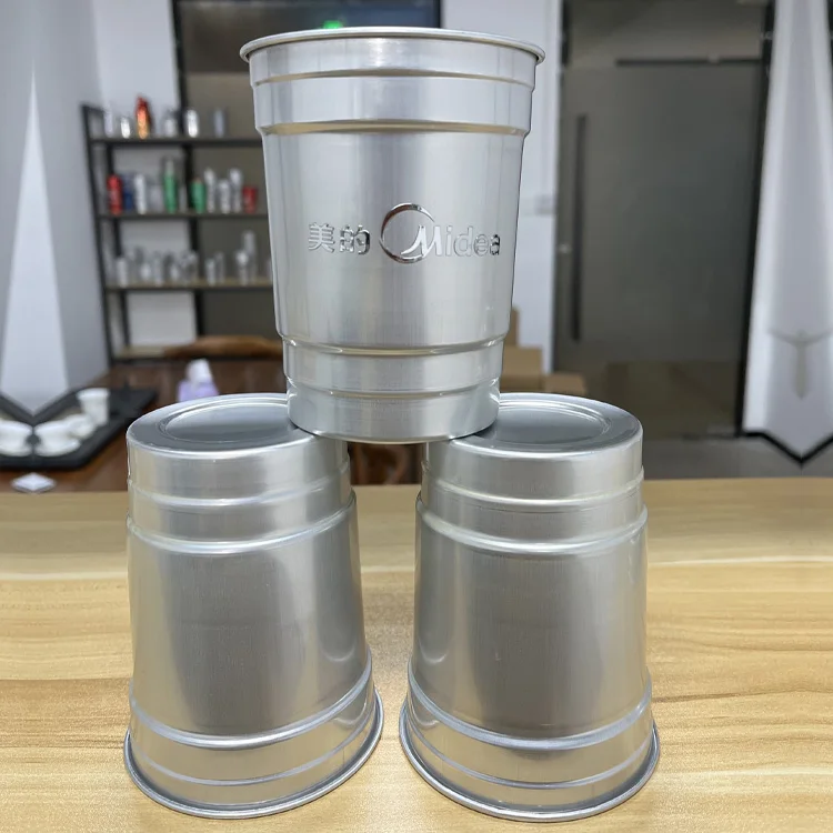 Factory Wholesale Bpa Free Eco Recyclable Standard Capacity 8Oz 12Oz 16Oz 20Oz Aluminum Recycle Cup With Logo