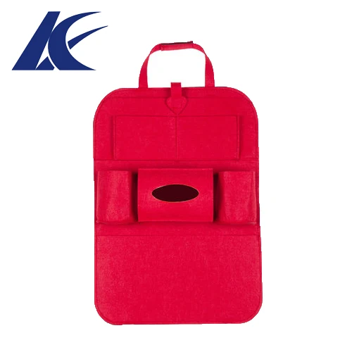 
Multipocket Felt Back Seat Beverage Book Toy Diaper Organizer Bag/ Wider Use Car Back Felt Seat Storage Organizer 