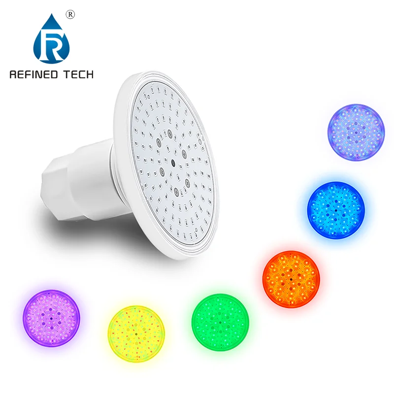 IP68 LED 12 в 1-1/2 дюйма 2 фитинг RGB лампы освещение для подводного освещения Светодиодная лампа бассейна стекловолокно