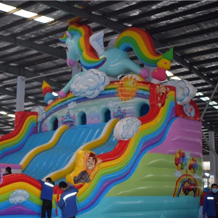 Распродажа коммерческая наружная Большая Надувная надувная горка из ПВХ для детей