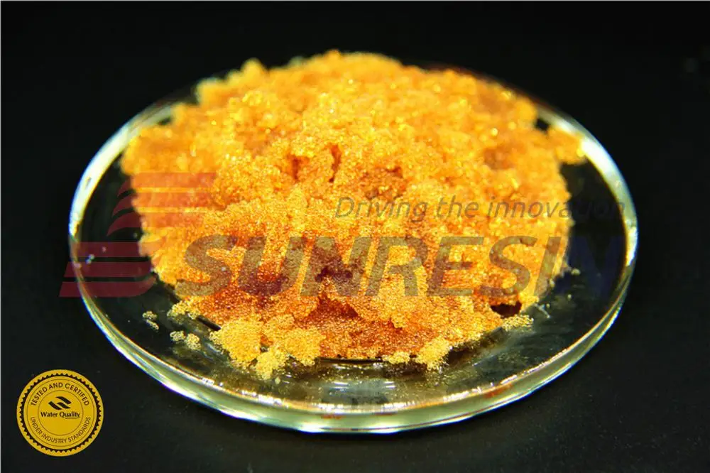 Food grade potable water softening ion exchange resin similar to Amberlite IR-120