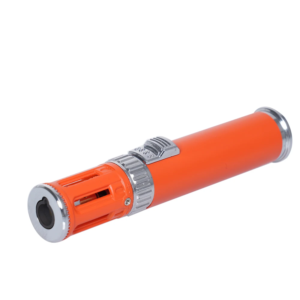 2025 Smoking Accessories 110*23.4*22mm Windproof Direct Injection Lighter Gun Orange Cigarette Cigar Lighter