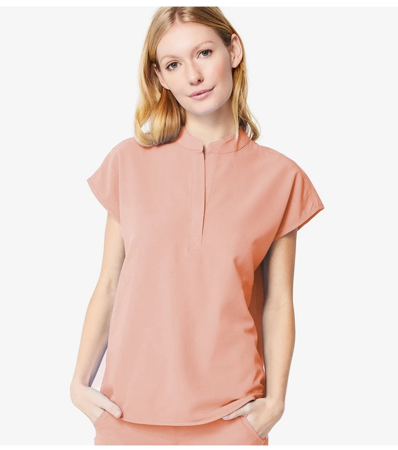 Elastic quick-drying medical work clothes Oral Dentist Operating Room Surgical Clothes Summer Thin