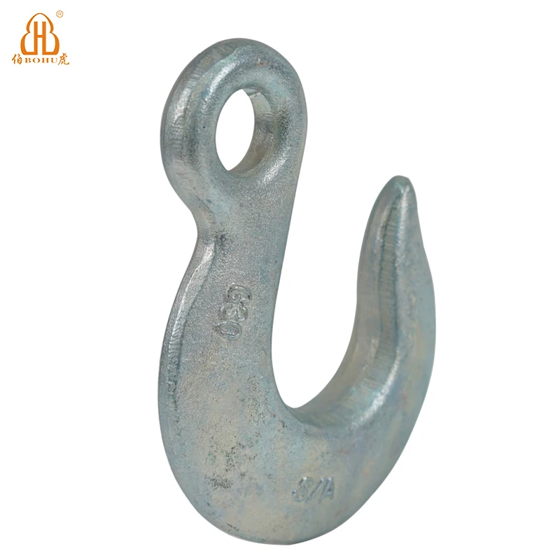 Wholesale G70 G80 Shortening Grab Clevis Hook Forged Steel Clevis Slip Hook With Safety Latch