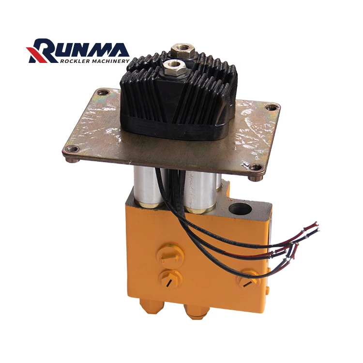RUNMA DJS2 flow control hydraulic handle joy stick pilot valve for wheel loader