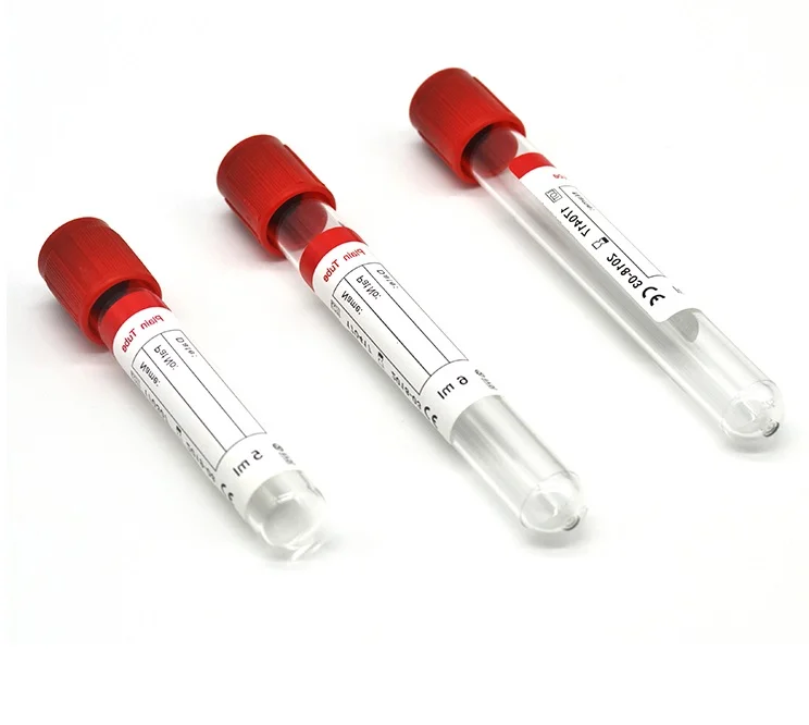 disposable hospital prp plastic 3ml blood collection tube made by manufacture