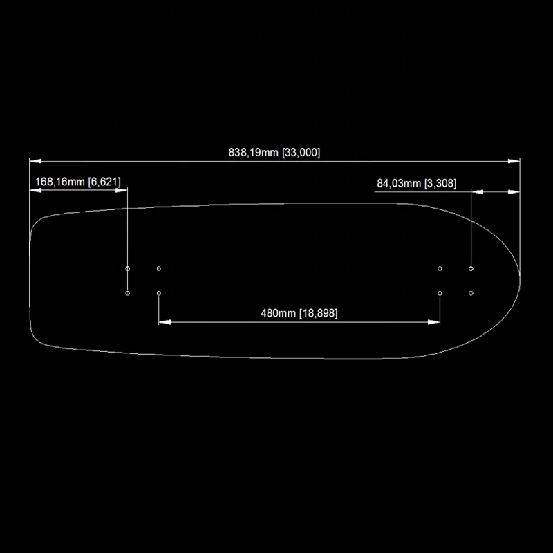 Skate Board Pro 7 ply  maple custom blank wood skateboard decks