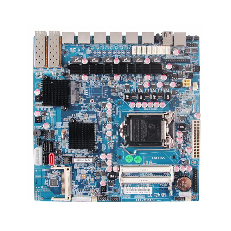 Guanfeng 2021 B75 LGA 1155 Материнская плата с 82583v гигабитные сетевые