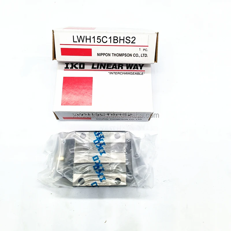 JAPAN IKO Linear Guide LWH15 LWH15B LWH15SL LWH15M LWH15MU C-Lube Linear Way LWH15C1BHS2 Linear Slide Rail Block CNC Machine