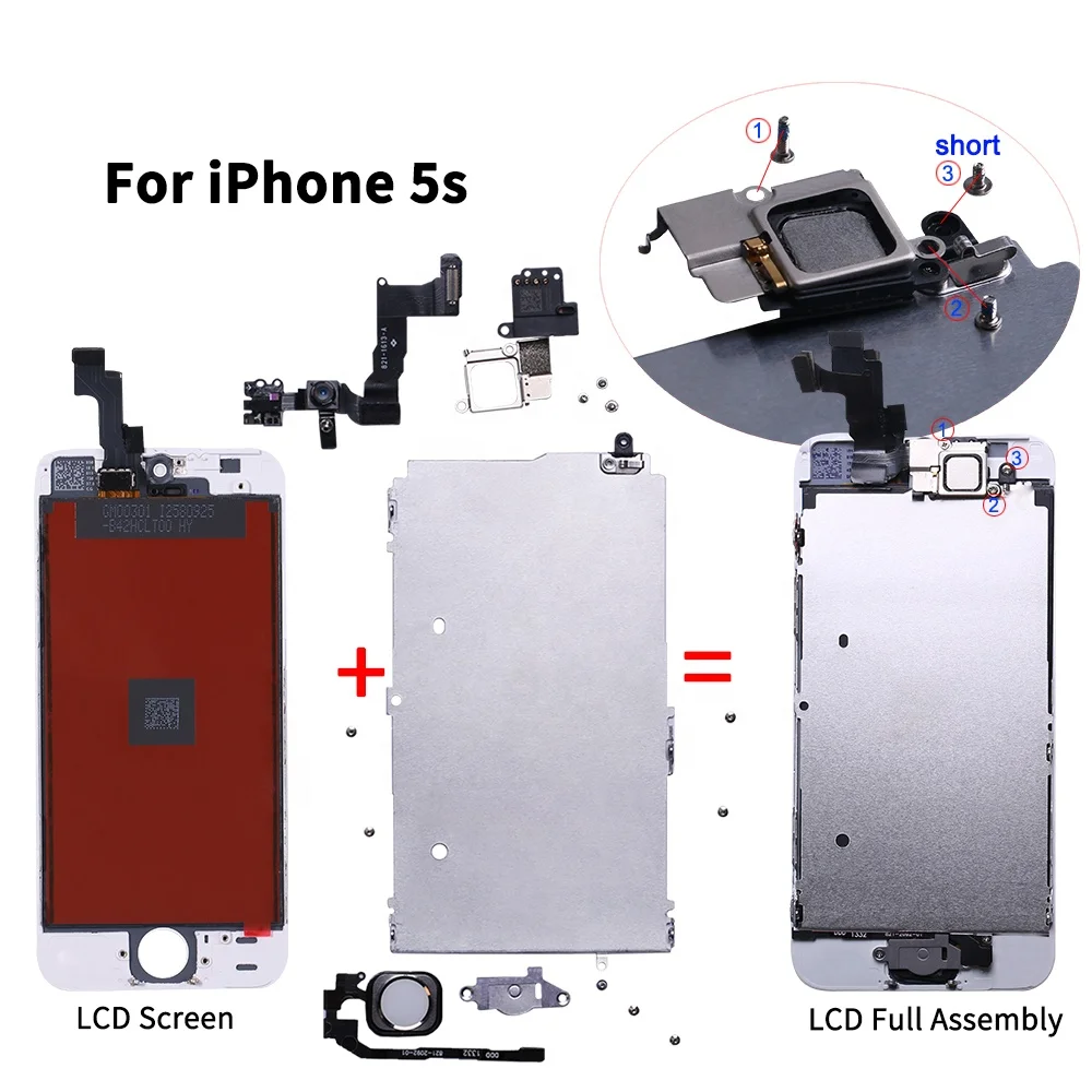 AAA+++ For Apple iPhone 5 5c 5s SE LCD Display Touch Screen Assembly Replacement For iPhone5 iPhone5c iPhone5s iPhoneSE Full