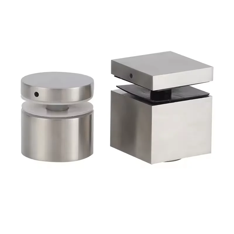 HL Frameless 304 316  black Adjustable Glass Standoff Side Mounted Balustrade Railing Design System