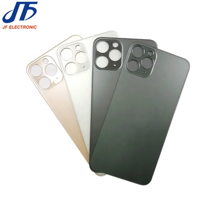  Заднее стекло для iPhone 11 Крышка батарейного отсека стеклянный корпус с большим отверстием iphone pro max