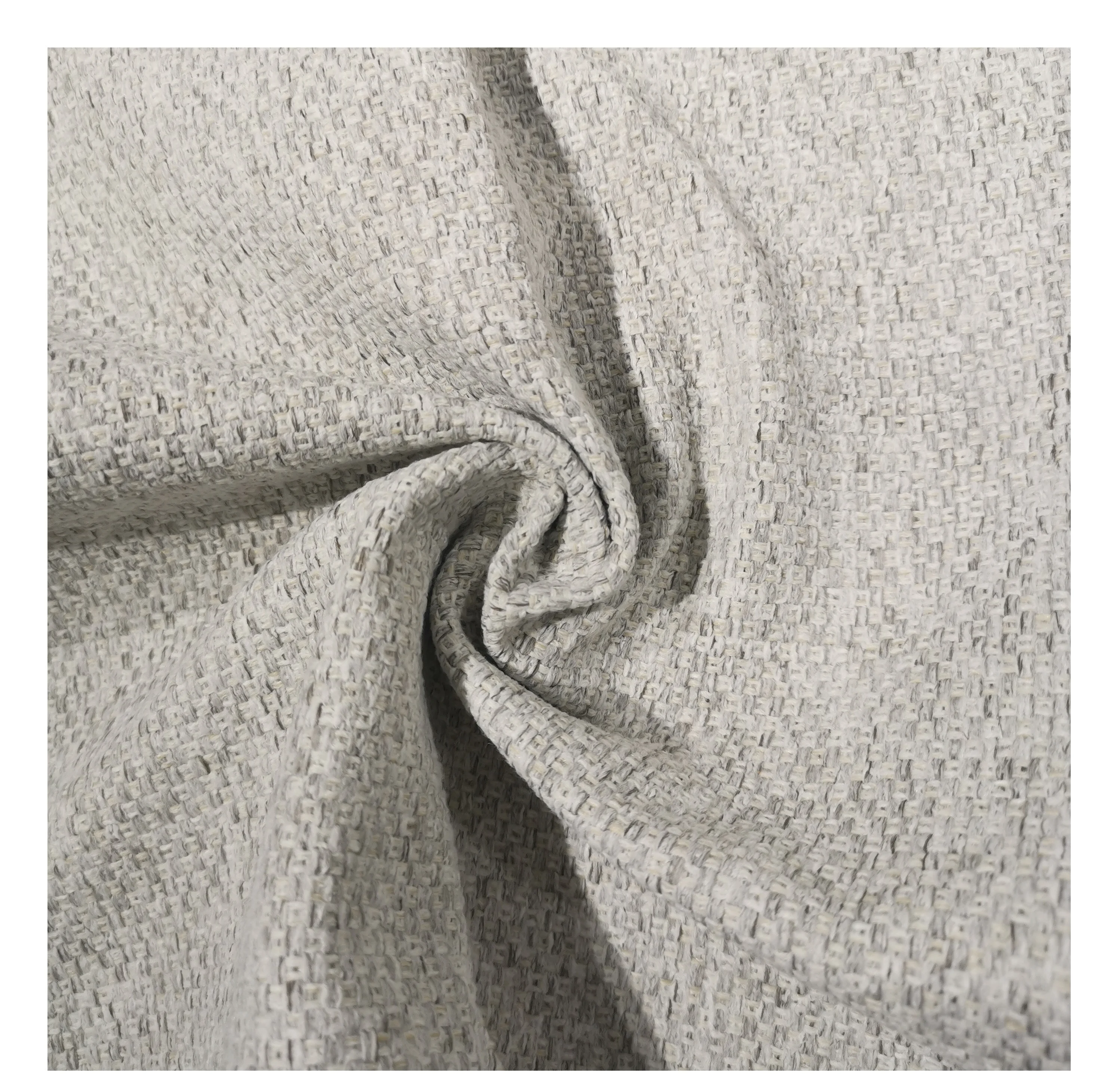 XDR1051 China latest factory direct wholesale rough sofa fabric linen 100% polyester