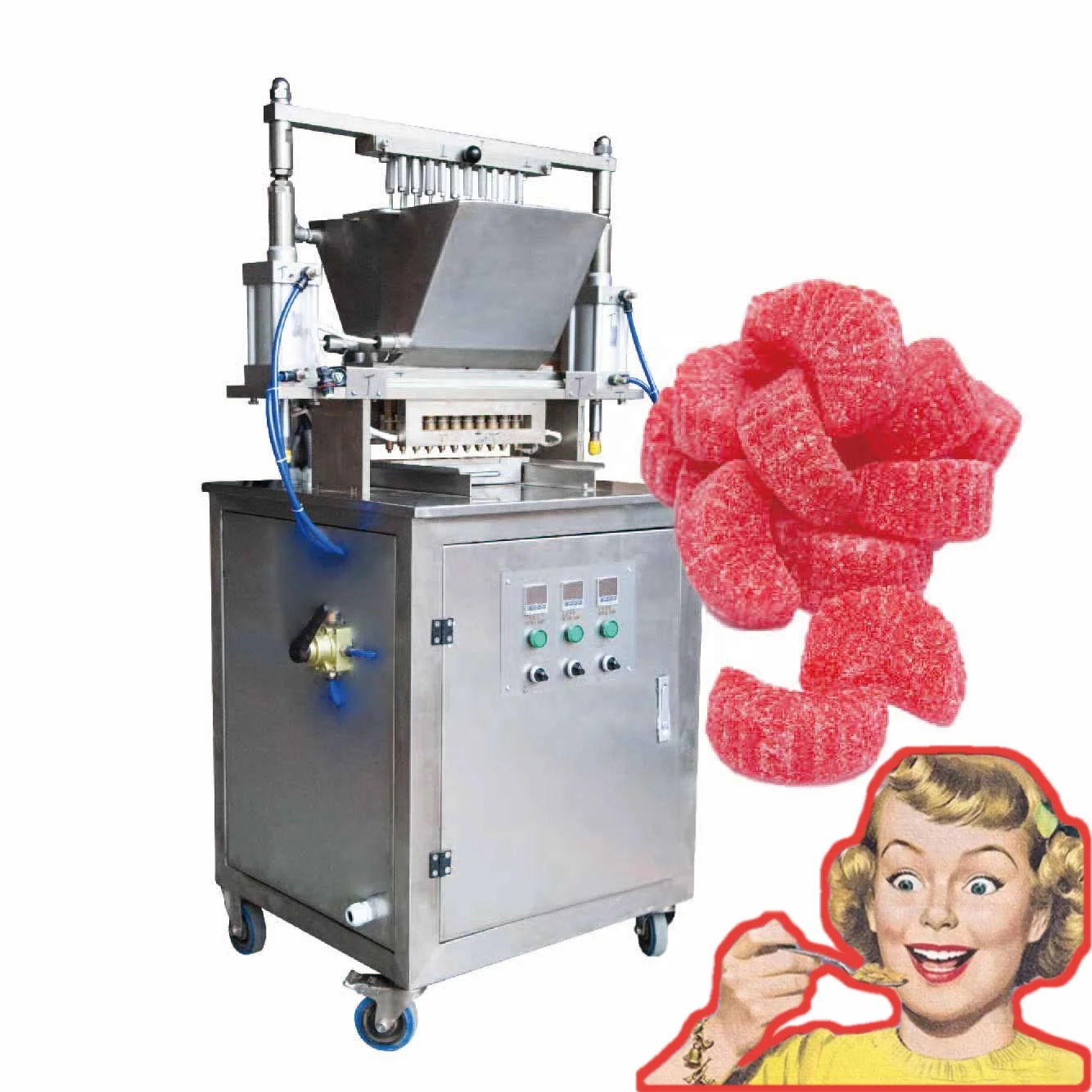 mini vitamins gummy bear candy jelly bean depositor