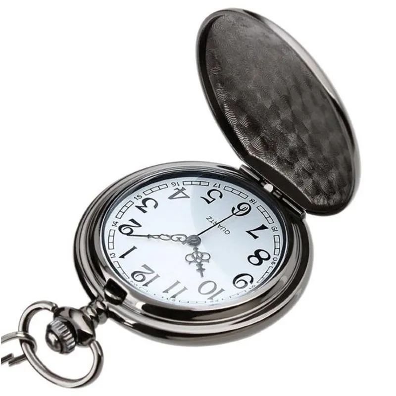 New Metal Outdoor  Mens Custom Pocket Watches with necklace retro fashion case OEM ZINC material decorations for men