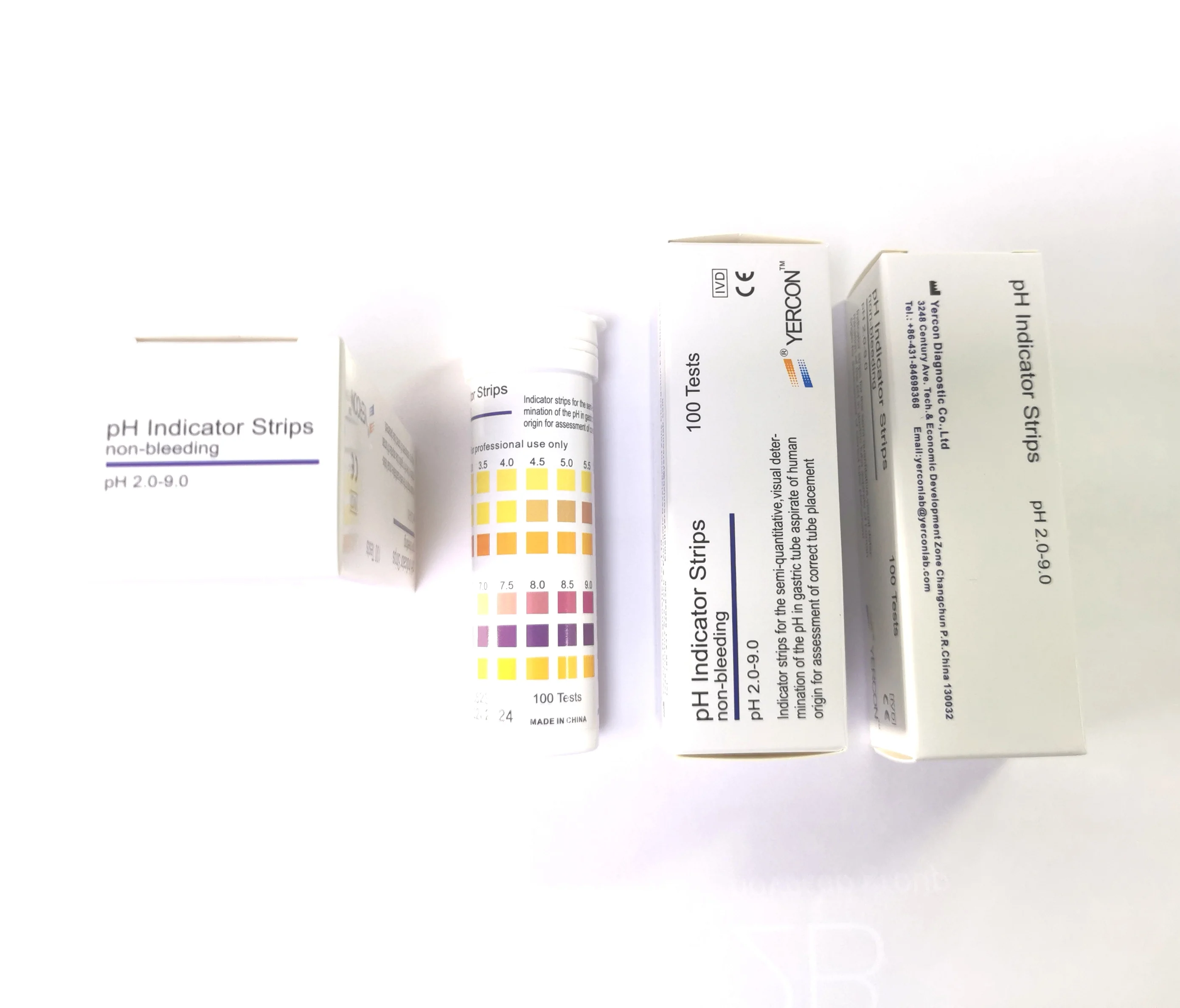 gastric aspirate ph test strips  2.0-9.0 CE ISO13485