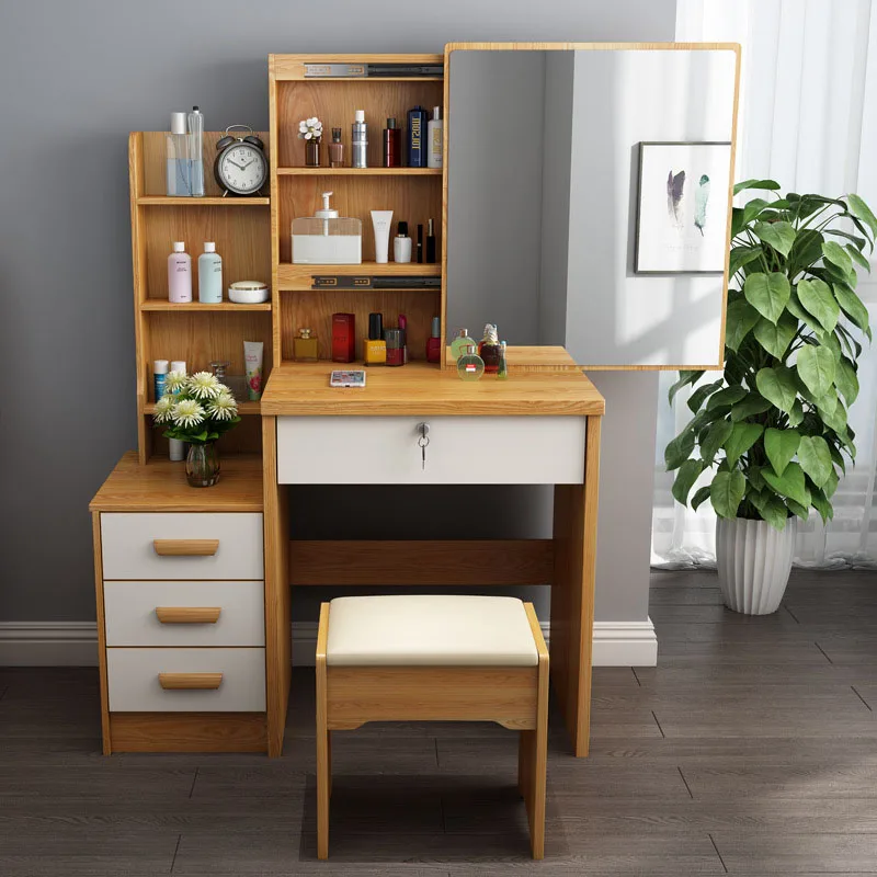 Modern simple cheap Nordic dressing mirror table small bedroom furniture dressing table mini dressing table desk